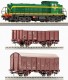 51139 Roco Analog Starter set Diesel Locomotive series 307 with Freight Train
